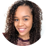 Photo of pretty African-American woman smiling