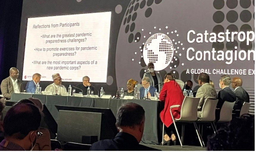 Picture from the tabletop exercise, Catastrophic Contagion