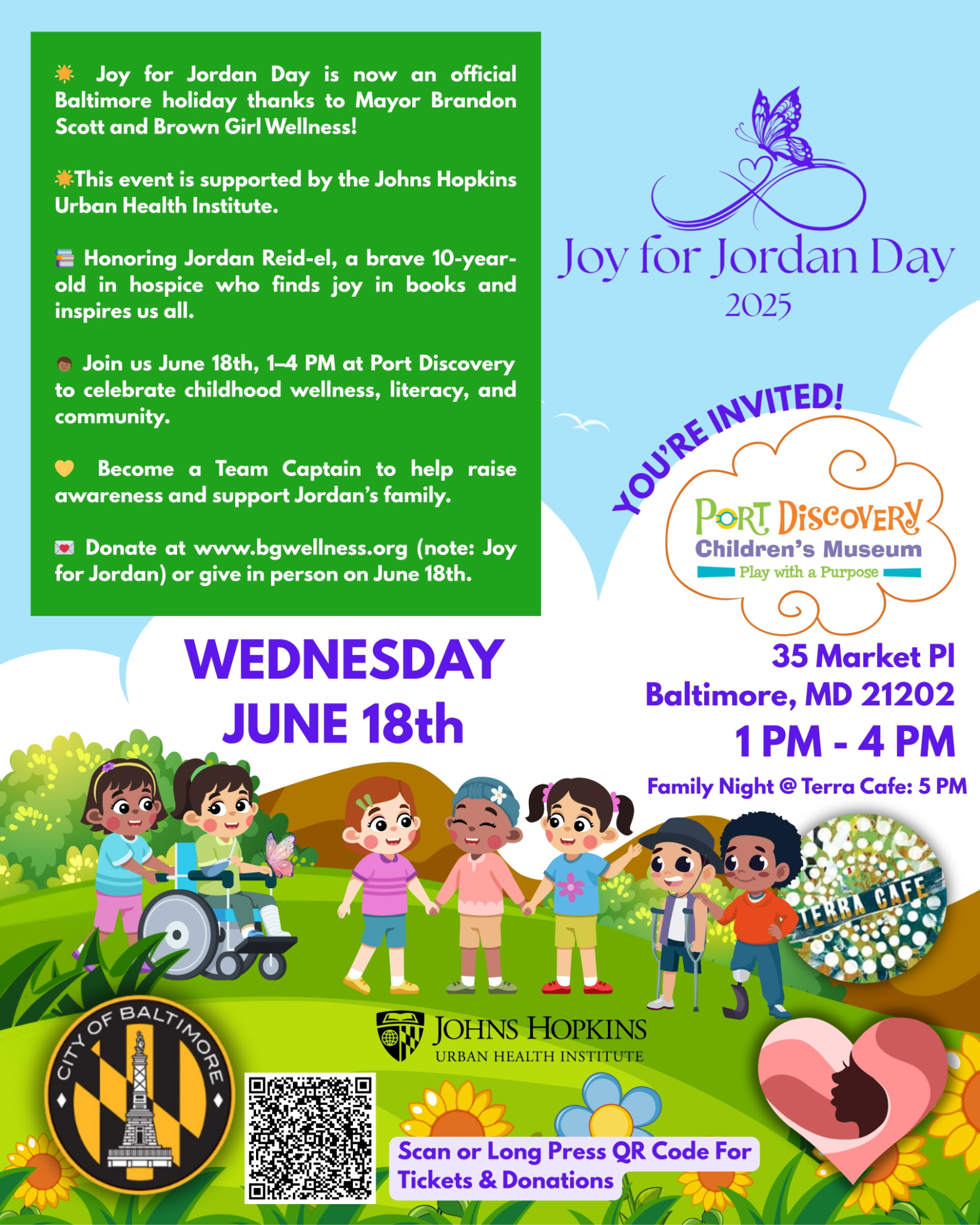 Joy for Jordan Day flyer.