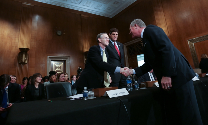 Director, Tom Inglesby testifying before the US Senate