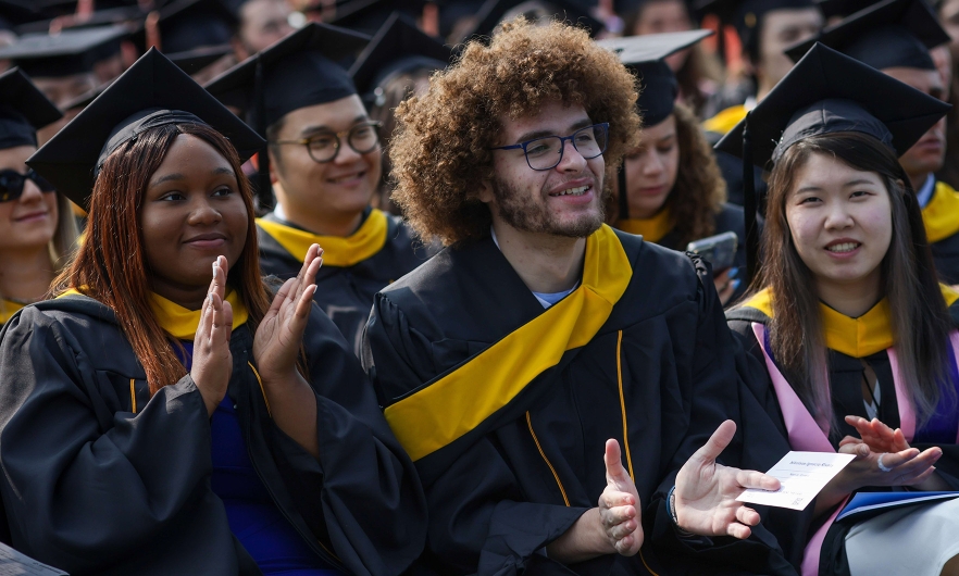 Bloomberg School of Public Health graduates