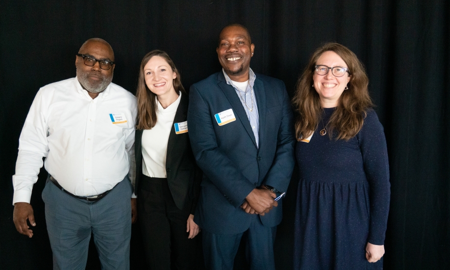 From left to right: Mr. Gregory Rogers, Dr. Samantha DeMarco, Mr. Keith Daye, Dr. Natalie Spicyn 