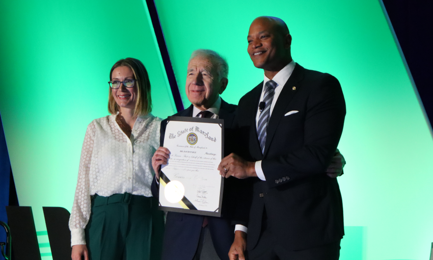 Dr. Georgia Machell, President and CEO of National WIC Association, David Paige, and Maryland Governor Wes Moore