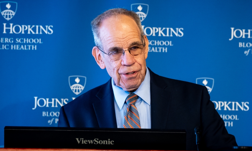 Leonard Rubenstein at podium