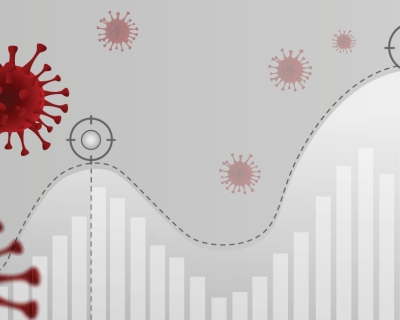 graph showing increases in coronavirus infections