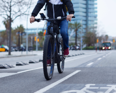 bike in bike lane