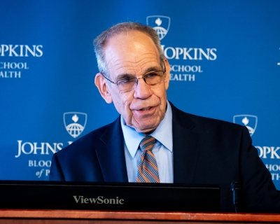 Leonard Rubenstein at podium