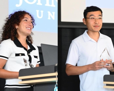 Left to right: Caitlin Rempson, William Middlezong