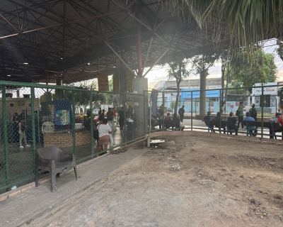 Downtown bus station in Boa Vista. 