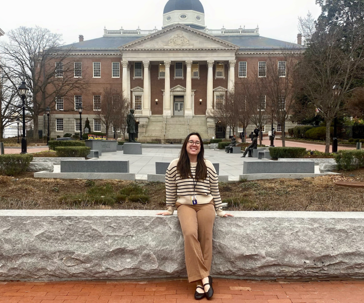 PFRH student Alea Lopez in Annapolis 