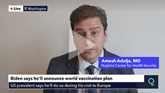 Amesh Adalja QuickTake video 6/9/2021