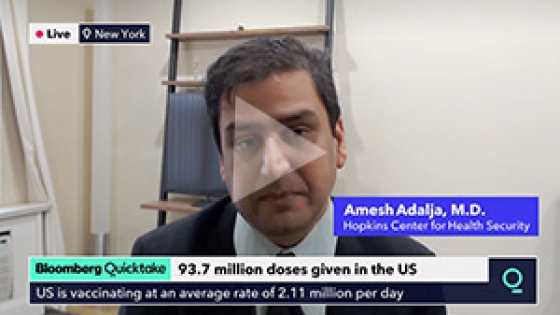 Amesh Adalja Quicktake 3/10/2021