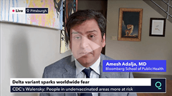 Amesh Adalja QuickTake 6/30/2021