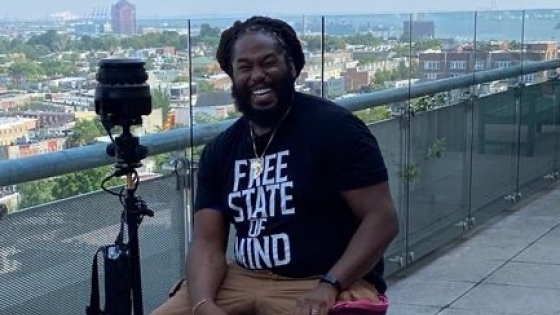 David Fakunle immersive reality lecture shoot