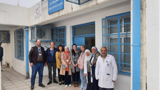 UNRWA team members working in Jordan, 2023