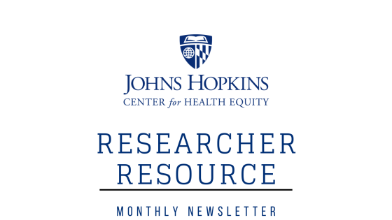 Researcher Resource Monthly Newsletter