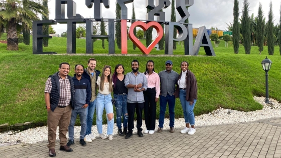 BSPH student group in Ethiopia