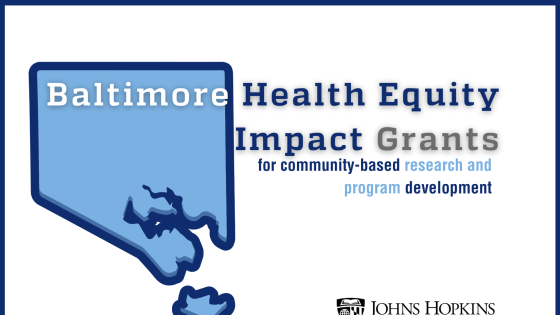 Baltimore Health Impact Grants flyer