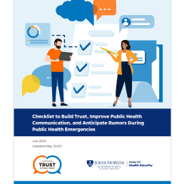Cover 2025, Checklist to Build Trust, Improve Public Health Communication, and Anticipate Rumors During Public Health Emergencies