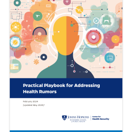 Cover 2025, Practical Playbook for Addressing Health Rumors