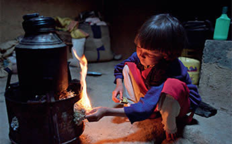 Now: Indoor Air Hazards - Child lighting a stove 