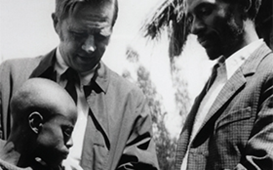 1980 - After D.A. Henderson, MD, MPH ’60, leads a decade-long, global campaign against smallpox