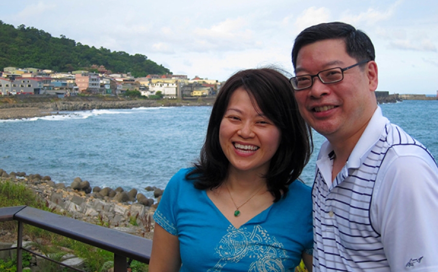Linda Kao and Warren Goda on vacation