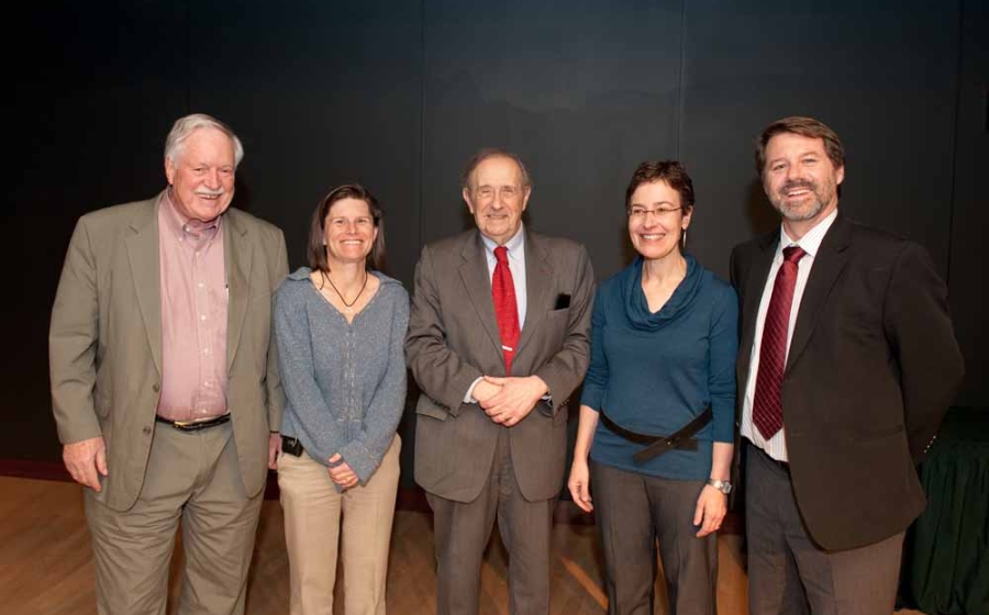 Photo of Kenrad Nelson, Anna Durbin, Stanley Plotkin, Ruth Karron, Orin Levine