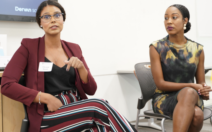 Cheyanne Marie Daniels and Chardelle Moore