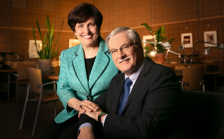 Michael Klag and Lucy Meoni