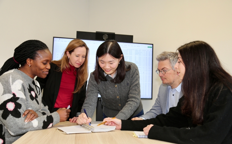 Hilary Robbins and RED Team members