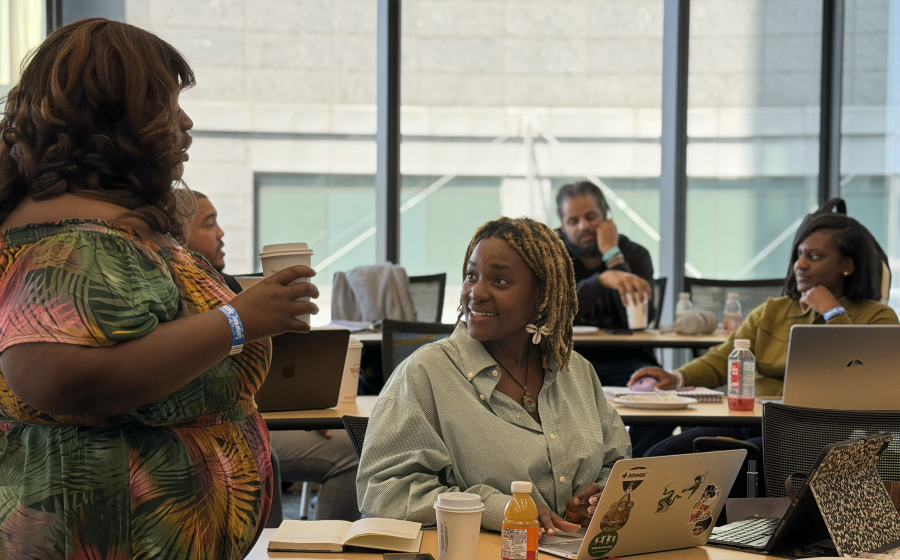 2026 Bunting Fellows Keyona Hough and Sache Jones