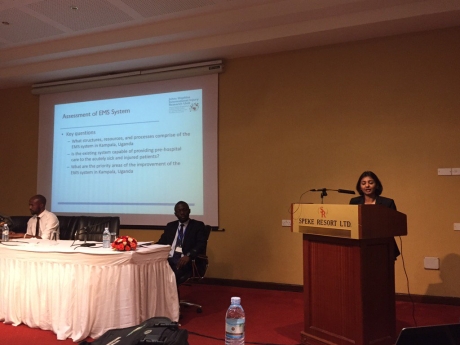 Dr. Mehmood presents a paper