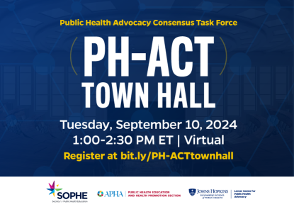 PH-ACT Town Hall graphic