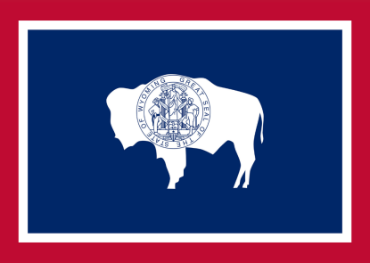 Wyoming state flag