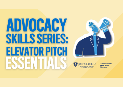 Advocacy Skills Series: Elevator Pitch Essentials